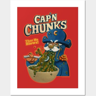 Cap'n Chunks Cereal Posters and Art